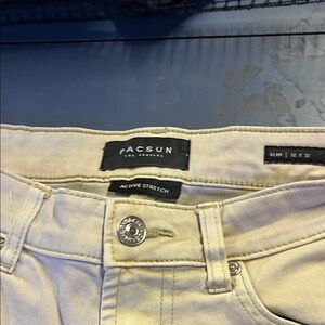 PacSun Active Stretch Slim Jeans - Cream